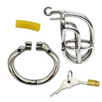 Accessoires de la cage de chasteté Angor en métal courbure angulaire