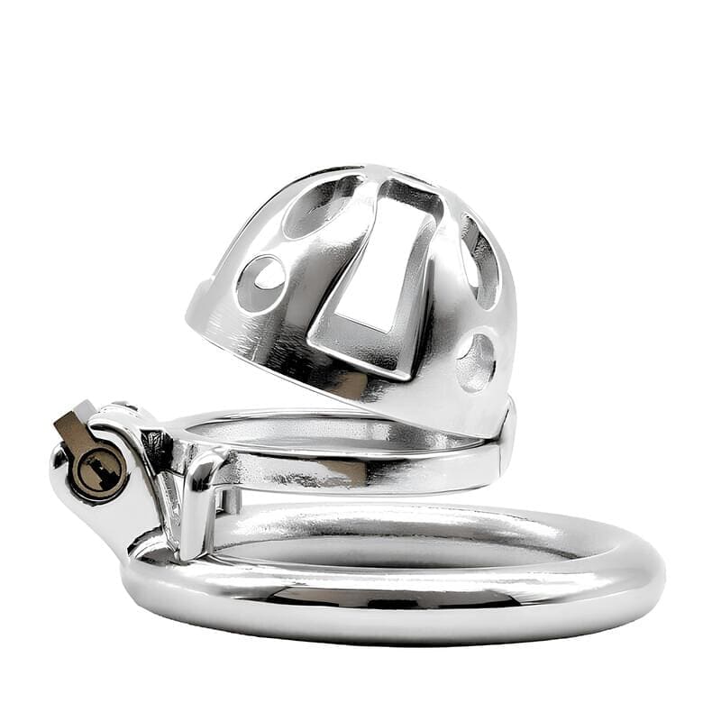 Cage de chasteté Cedo en métal conception essentielle condensée