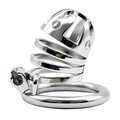 Cage de chasteté Elian en métal conception essentielle modèle standard