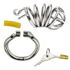 Accessoires de la cage de chasteté Etena en métal forme référence standard 7,5 cm
