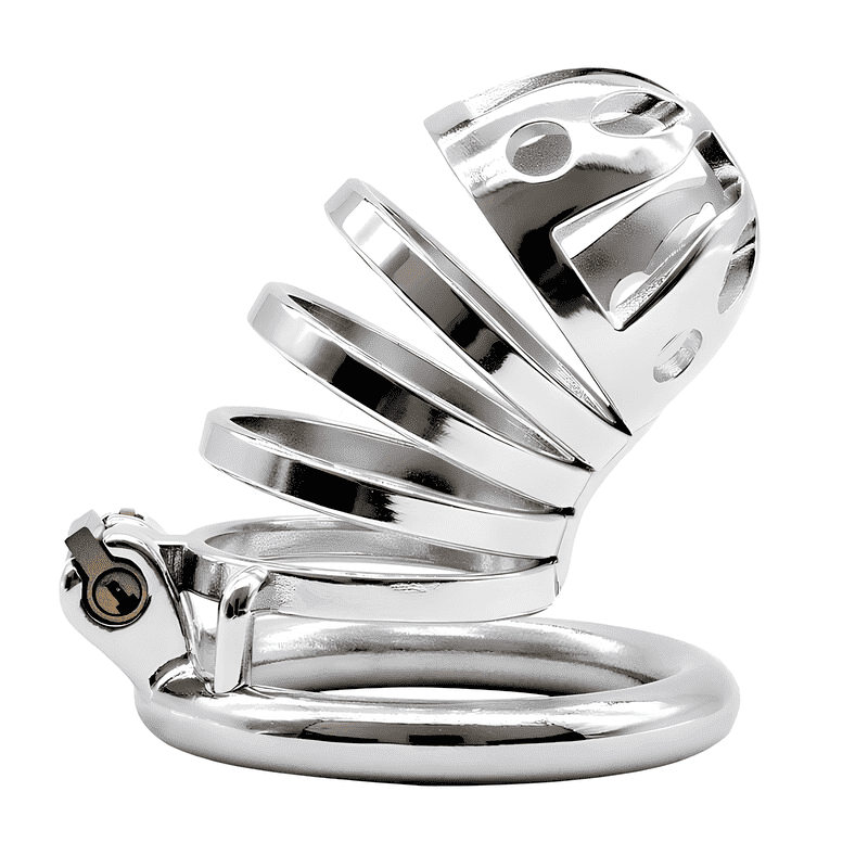Cage de chasteté Oris en métal conception essentielle longueur étendue
