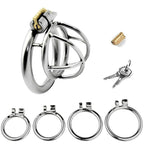 Accessoires fournis avec la cage de chasteté Prima en métal modèle d’initiation restreint