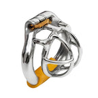 Cage de chasteté Refka en métal forme référence compacte 3 cm
