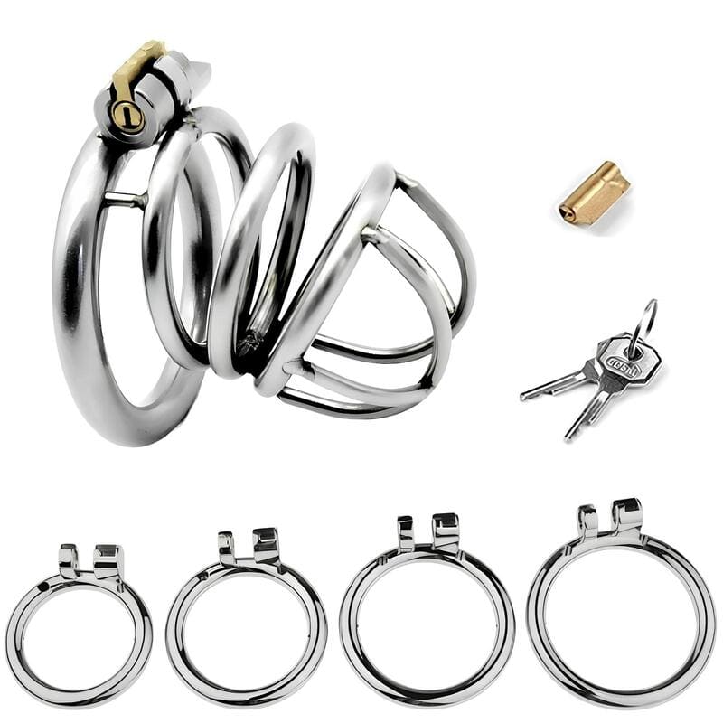 Accessoires fournis avec la cage de chasteté Solia en métal modèle débutant accessible