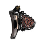 Cage de chasteté Trima en métal compacte en mailles allégées 4 cm