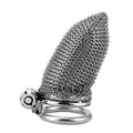 Cage de chasteté Triss en métal tressage d’acier et serrure tubulaire