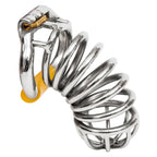 Cage de chasteté Valor en métal forme référence maximisée 11 cm