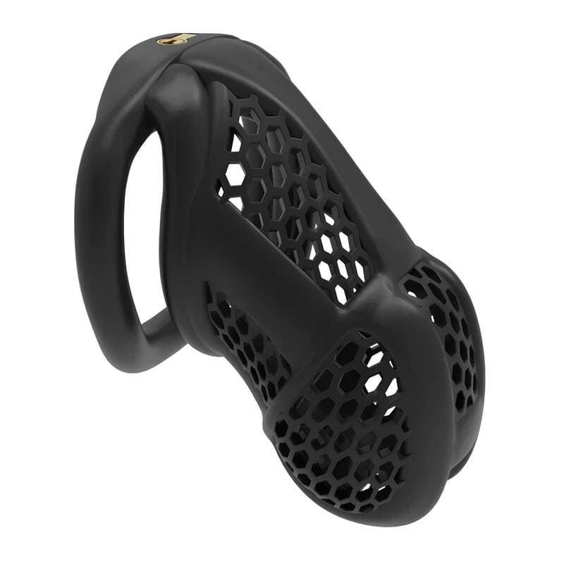 Cage de chasteté Ventis en plastique ventilée à verrou incorporé
